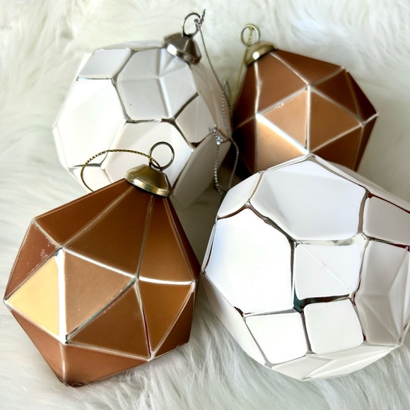 Large Geometric Glass Ornaments - Picture 7 of 11